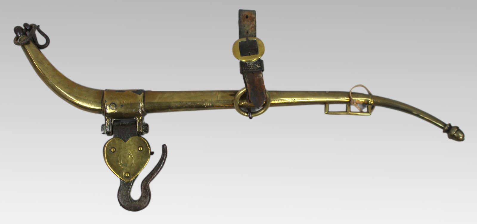 Antique Brass Hames Horse Collar (1 of 4)