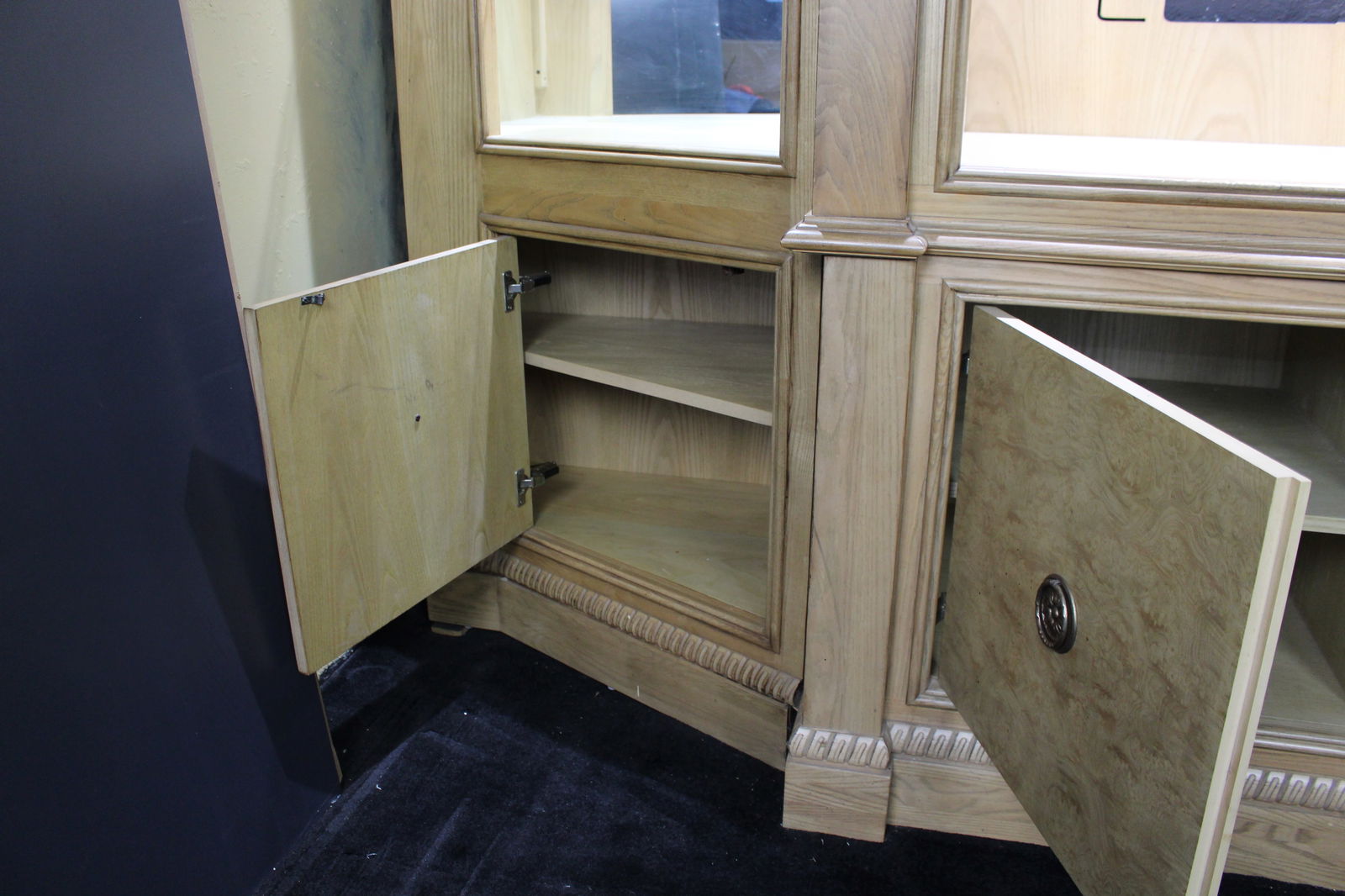 Quality Fitted Pediment Cabinet Unit by Drexel Heritage - 12