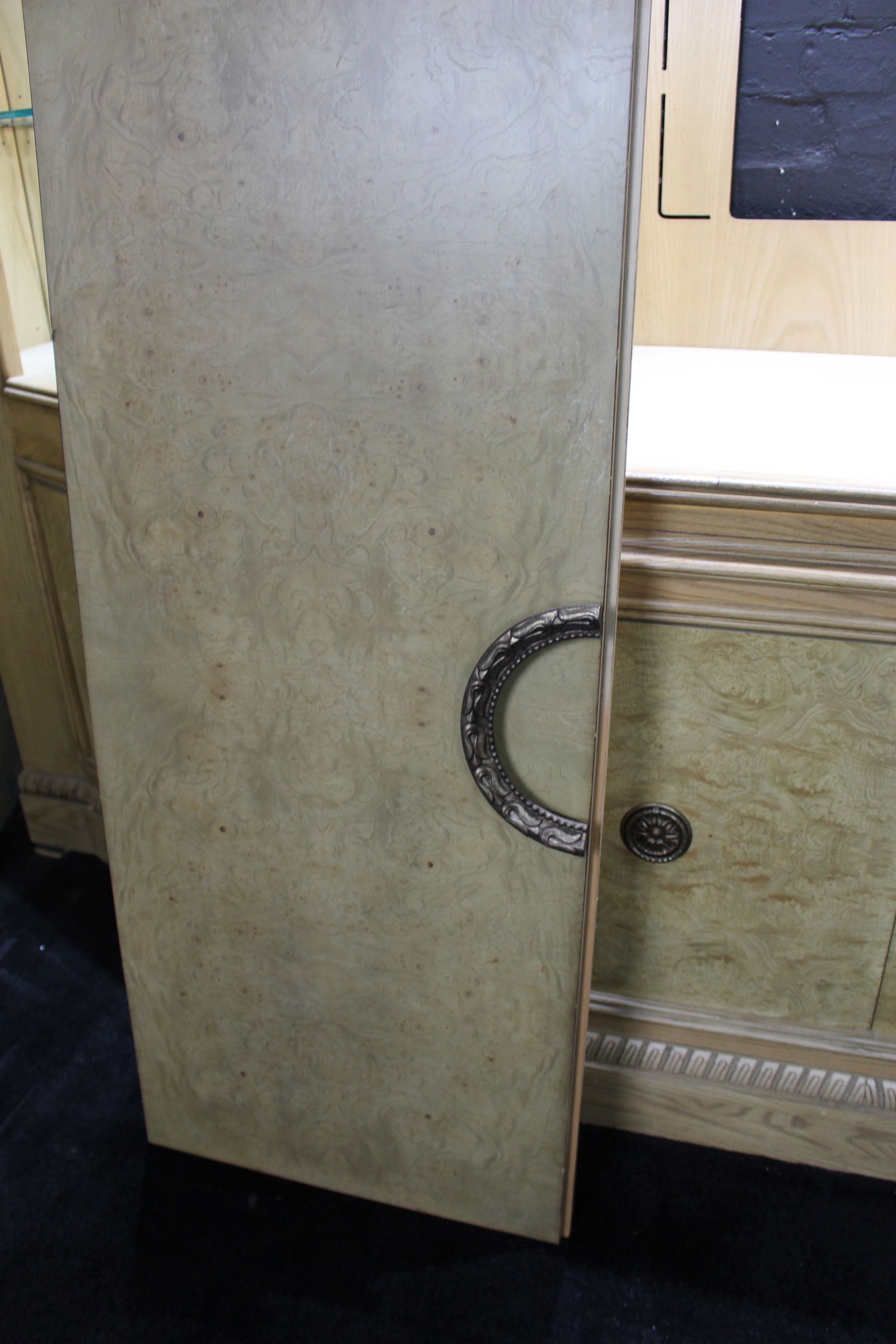 Quality Fitted Pediment Cabinet Unit by Drexel Heritage - 6