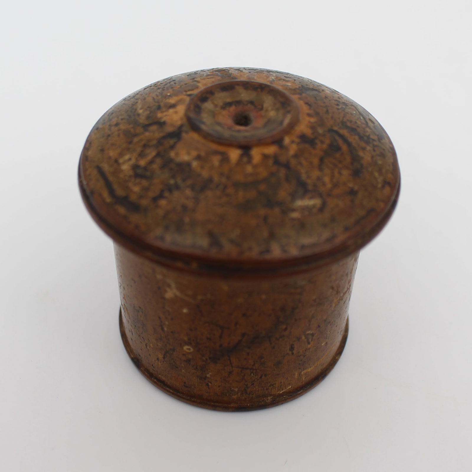 Small Antique Treen Container / Pounce Pot (1 of 4)