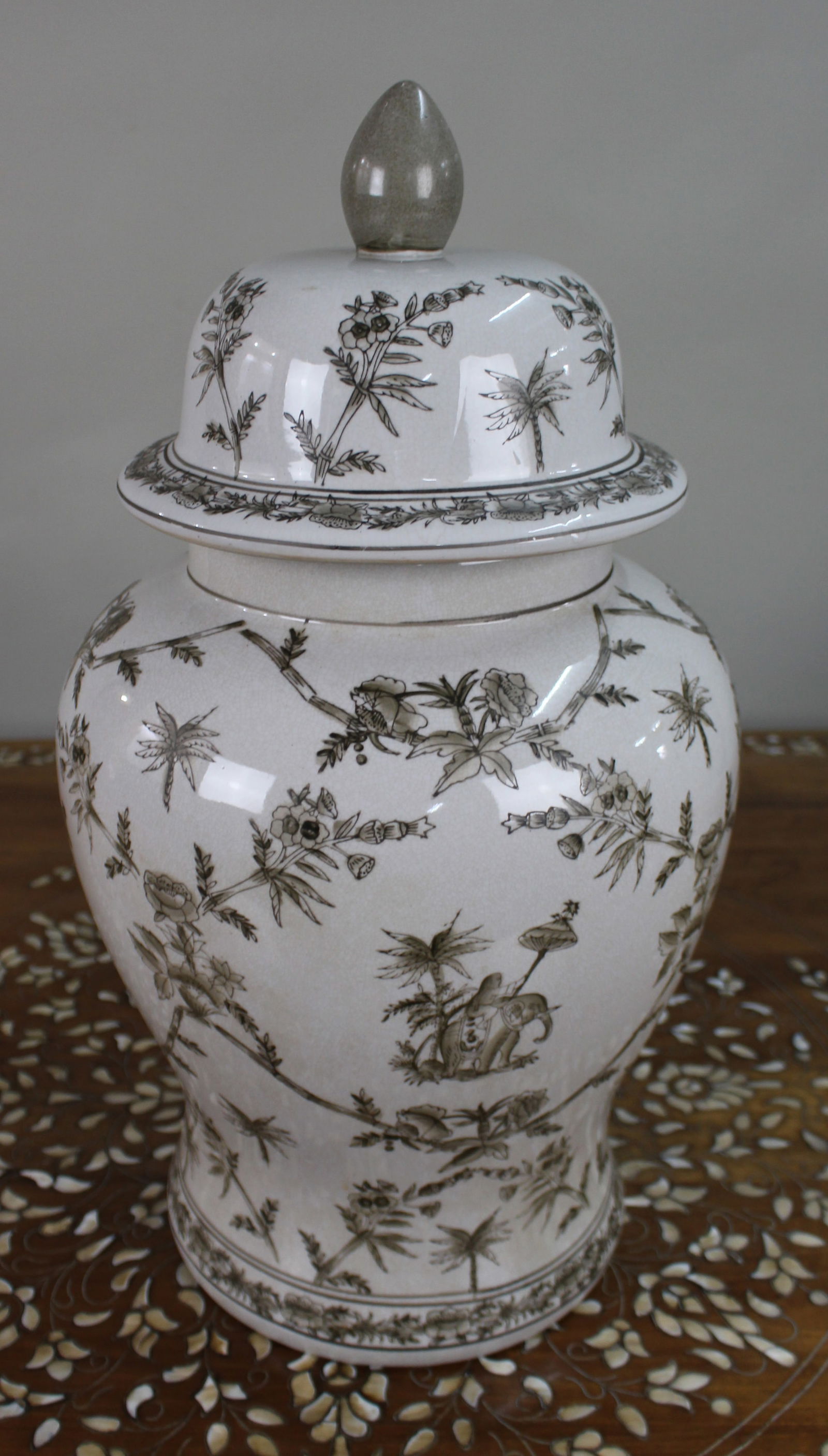 Large Decorative India Jane Lidded Jar - 4