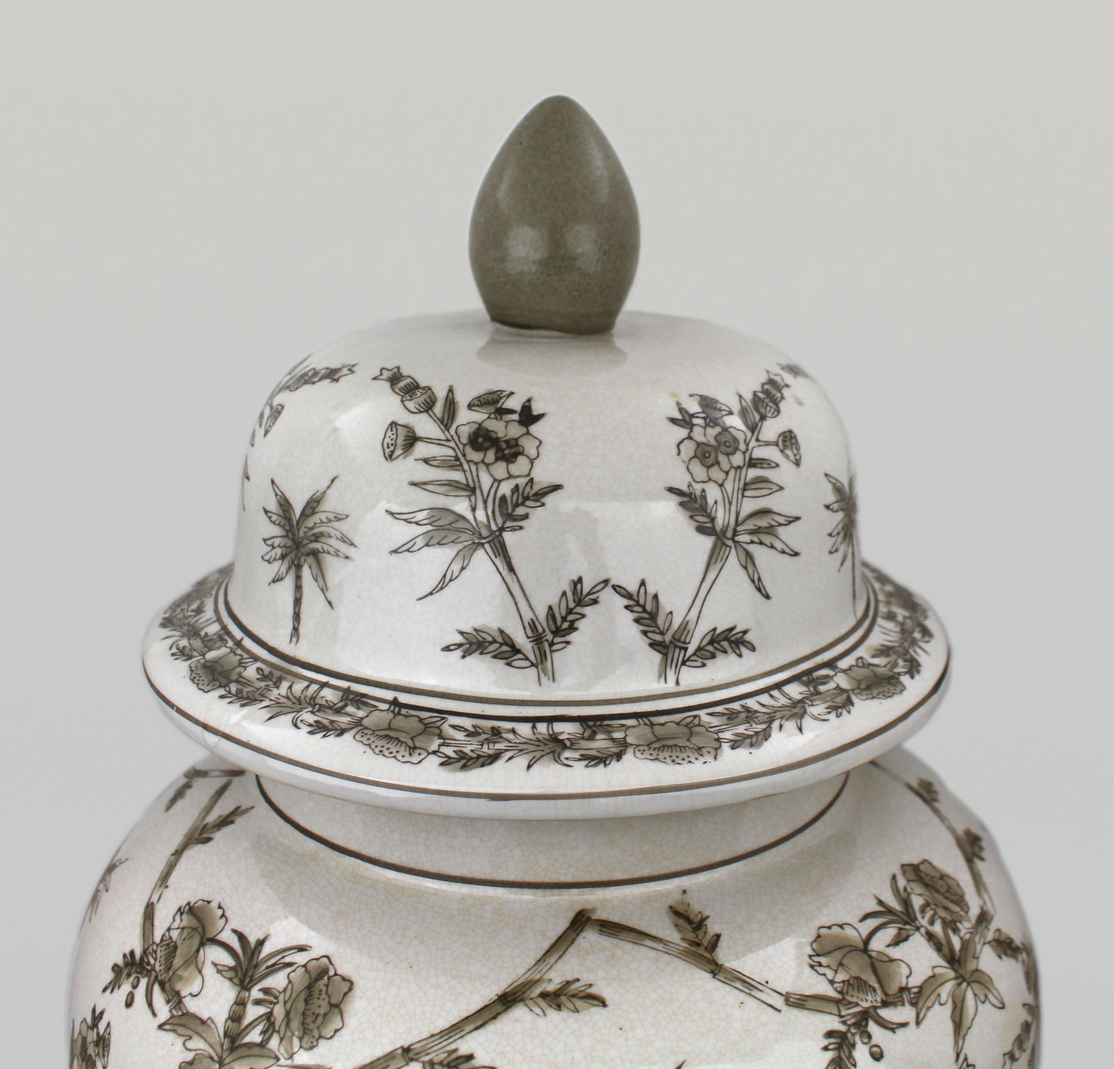 Large Decorative India Jane Lidded Jar - 7