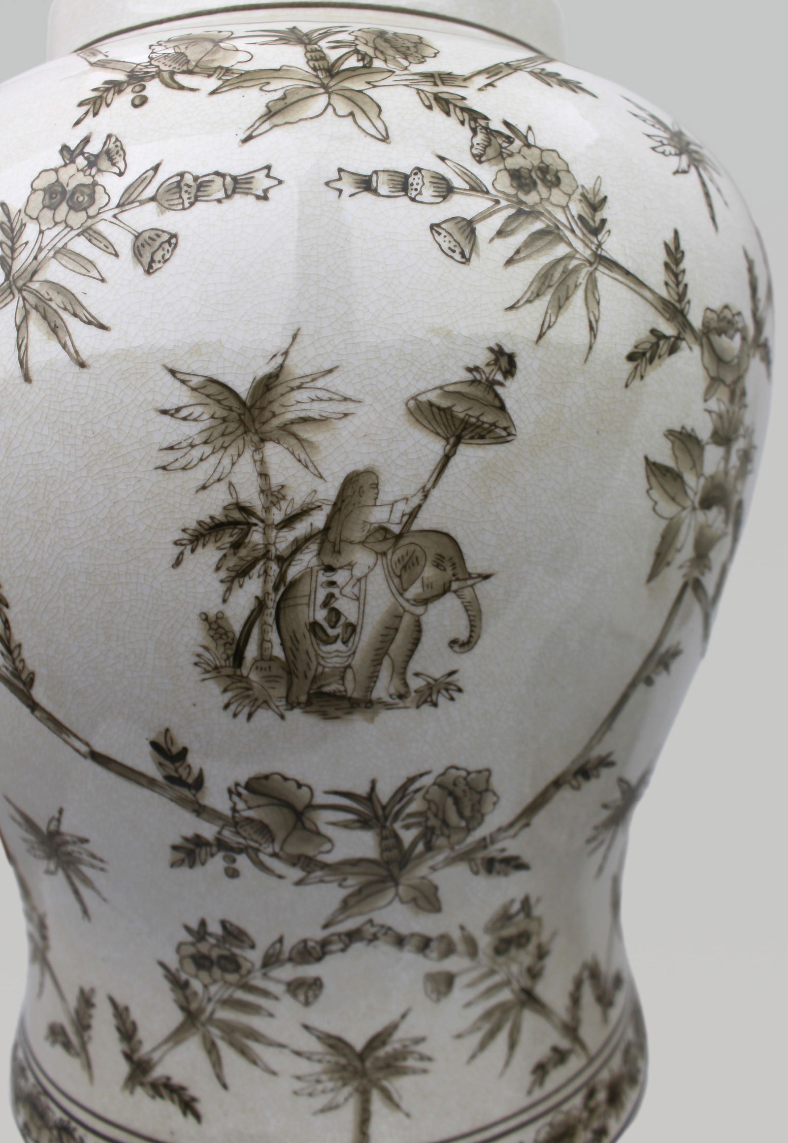 Large Decorative India Jane Lidded Jar - 9