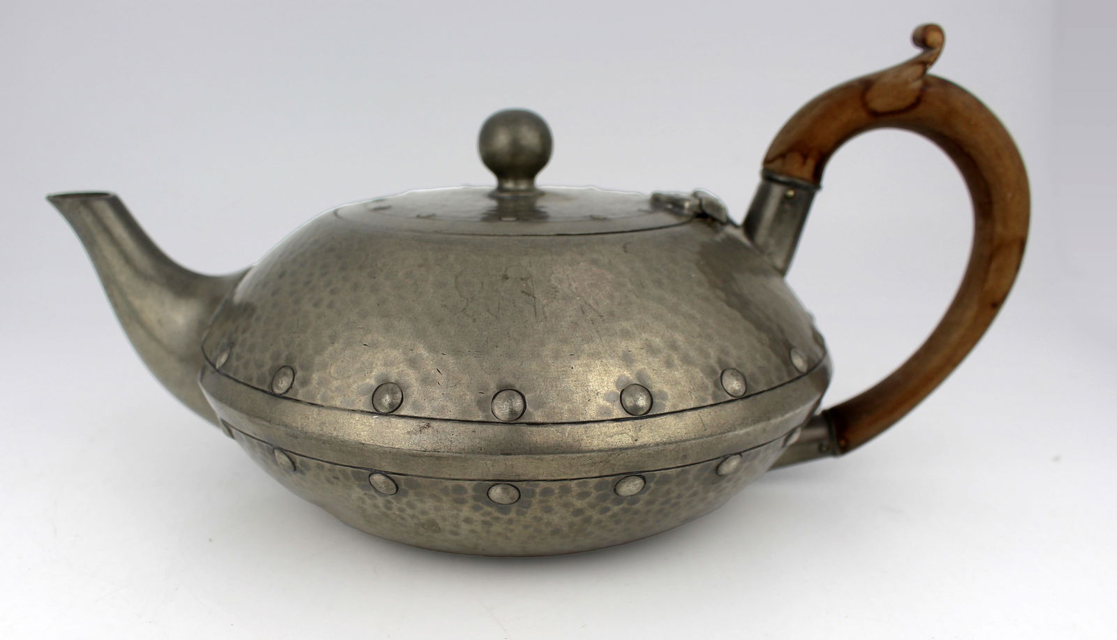 Arts & Crafts Pewter Teapot by James Dixon & Sons (1 of 3)