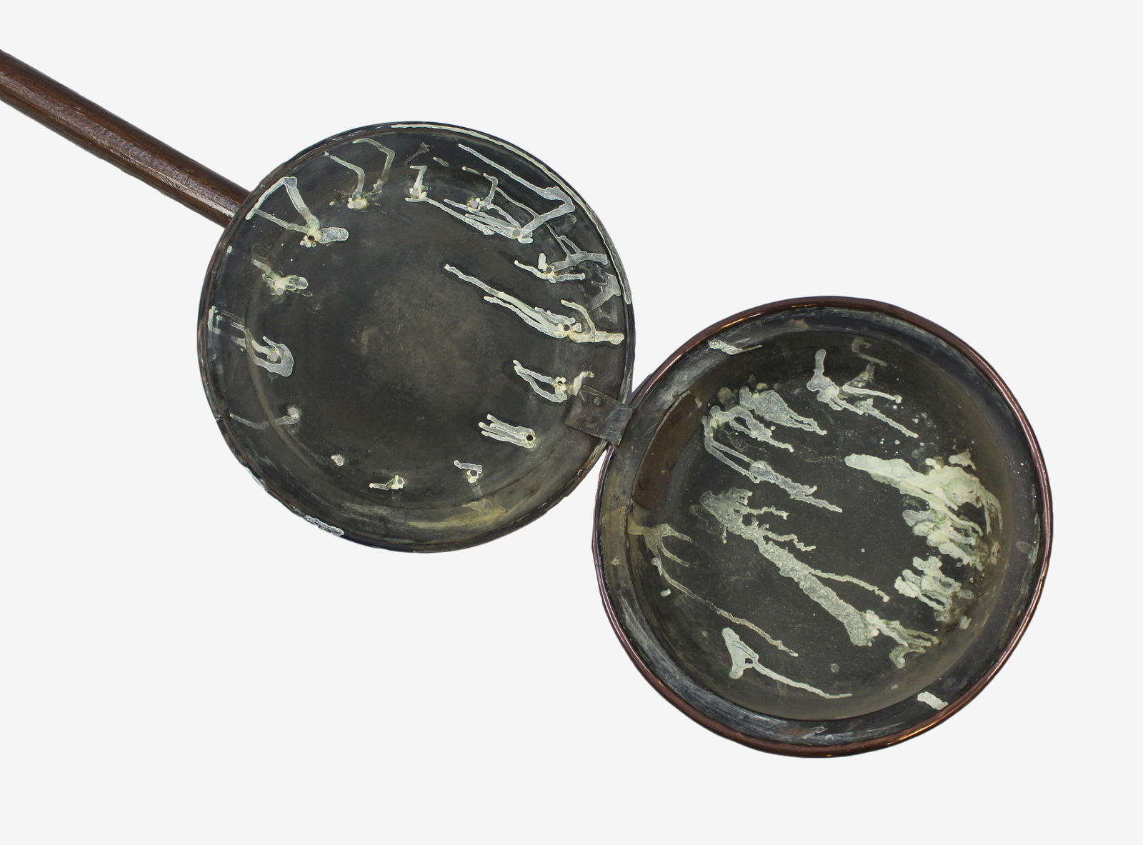 Long Copper Wooden Warming Pan - 3