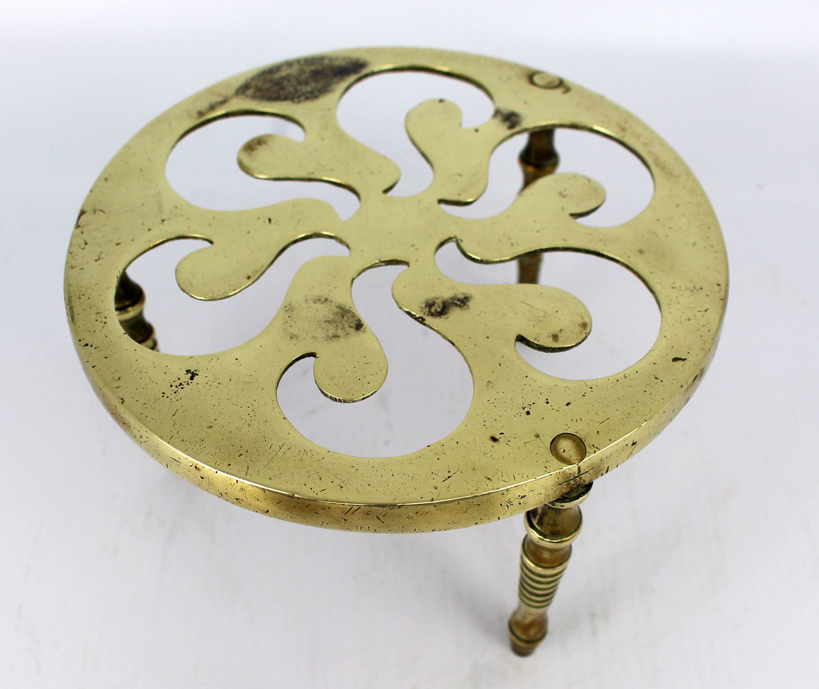 Vintage Brass Trivet - 2