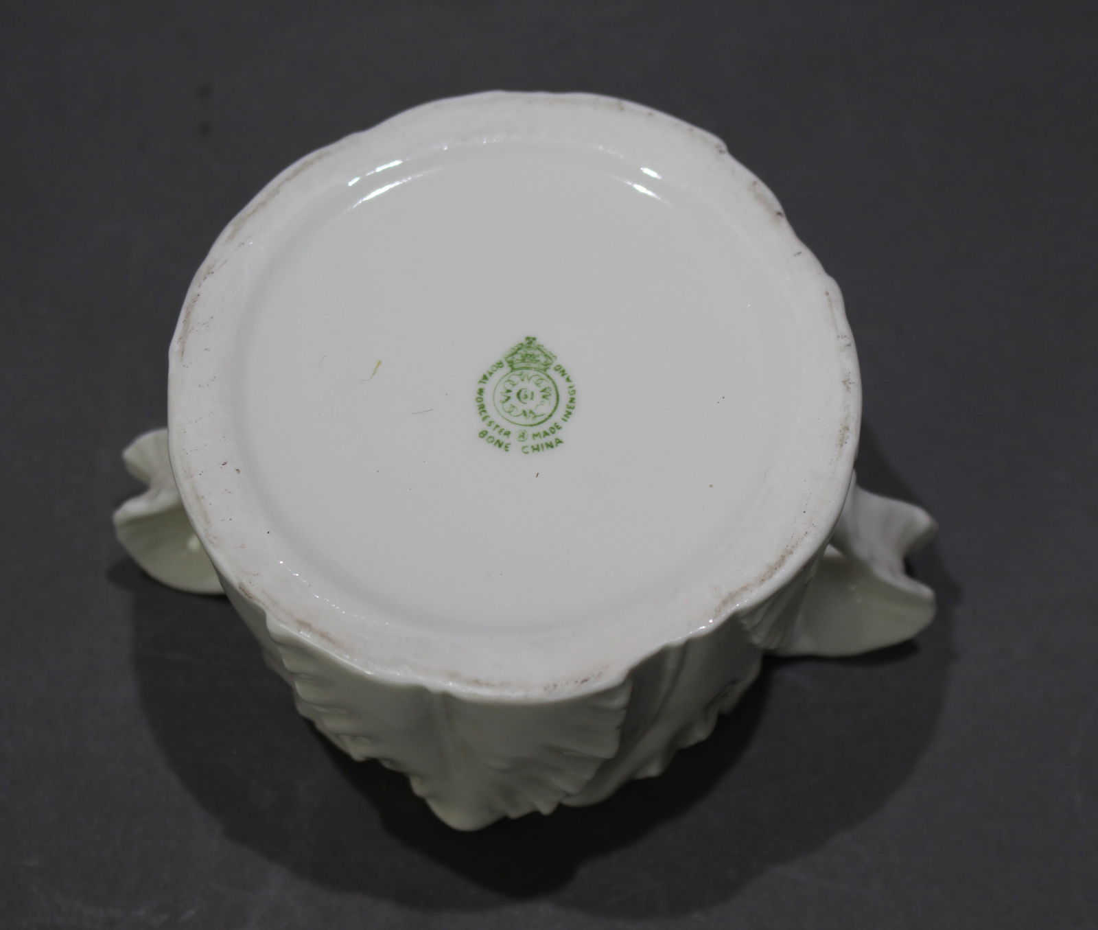 Royal Worcester Two Handled Leaf Jug - 4