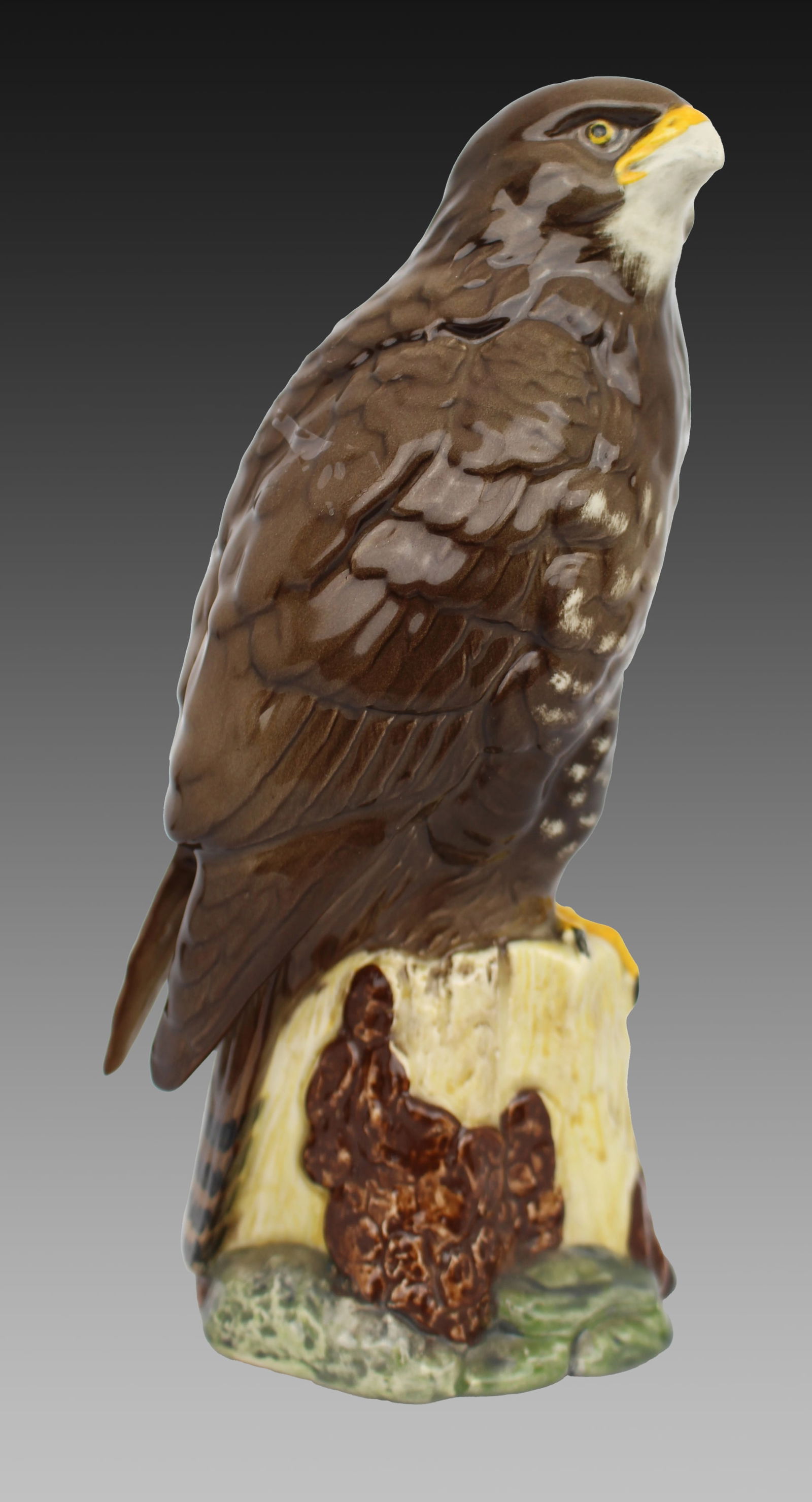 Royal Doulton Whyte & Mackay Buzzard: Title:Royal Doulton Whyte & Mackay Buzzard Description: Royal Doulton Bird "Buzzard" Whyte & Mackay Royal Doulton Buzzard Whyte & Mackay Measures 7 x 9 x 17.5 (height) cm Modelled