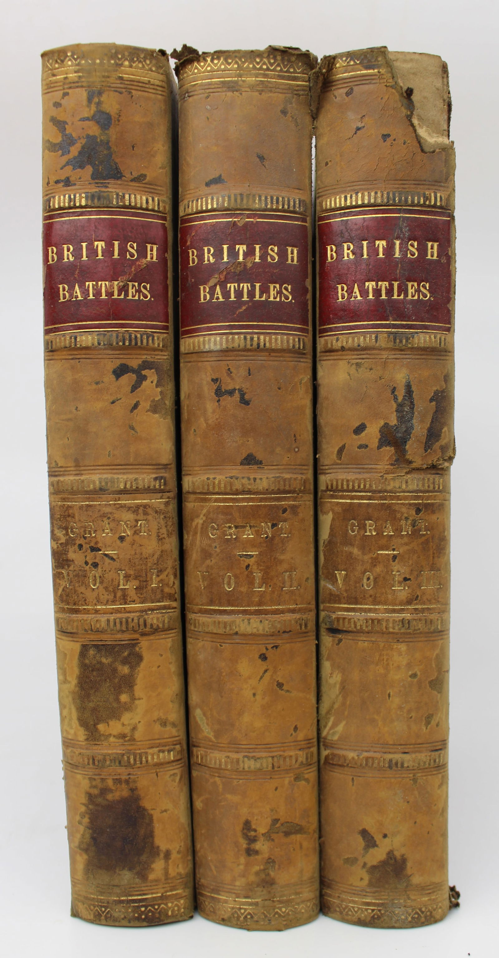 Three Volumes – British Battles on Land and Sea by James Grant, c.1870s: Title:Three Volumes – British Battles on Land and Sea by James Grant, c.1870s Description: Three Volumes – British Battles on Land and Sea by James Grant, c.1870s A complete
