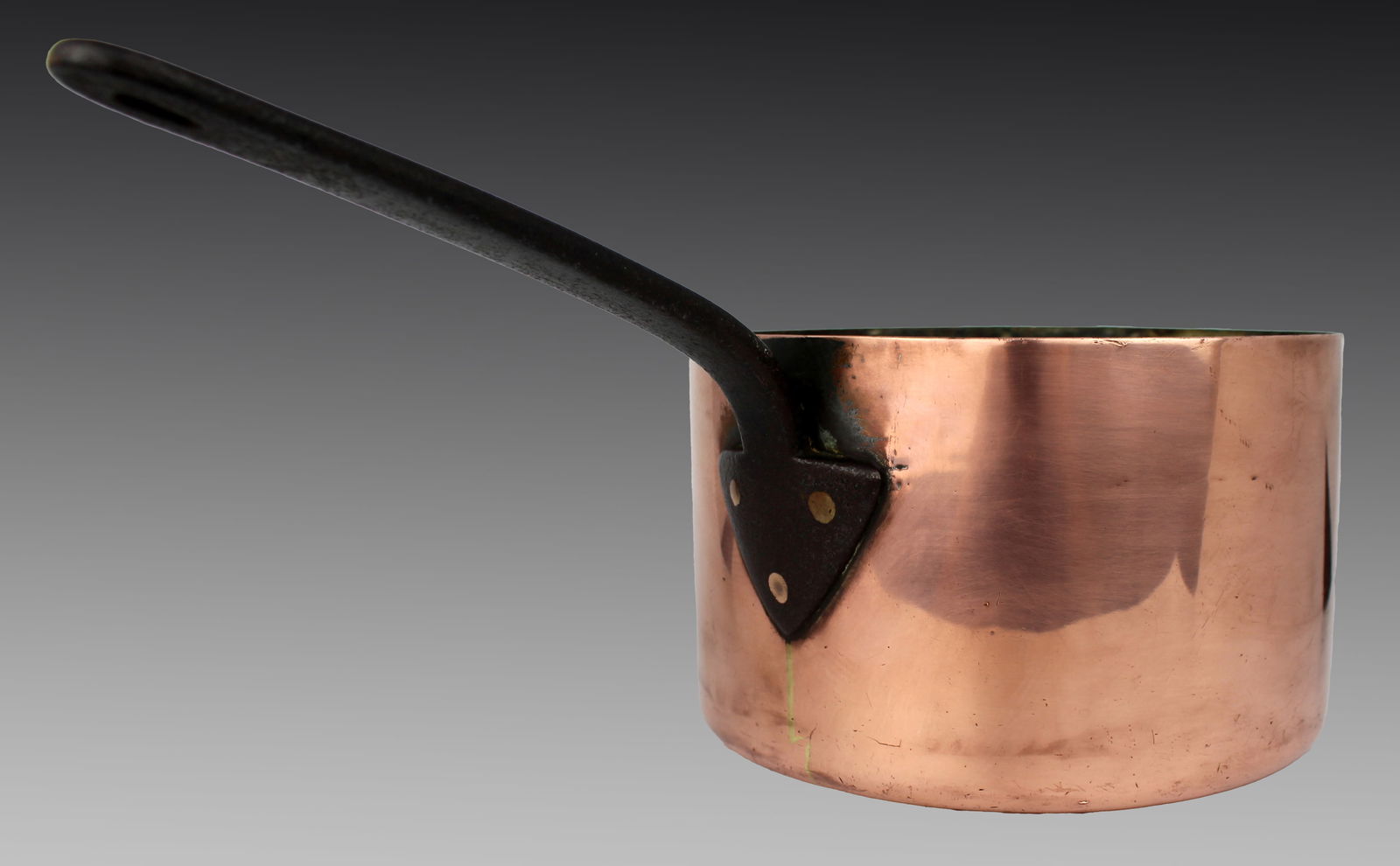 Antique Copper Saucepan - 4