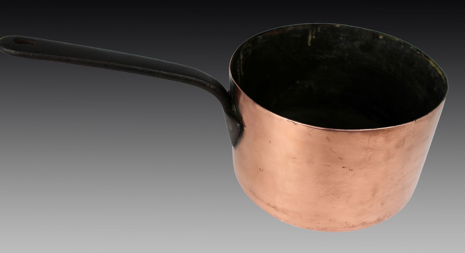 Antique Copper Saucepan - 5