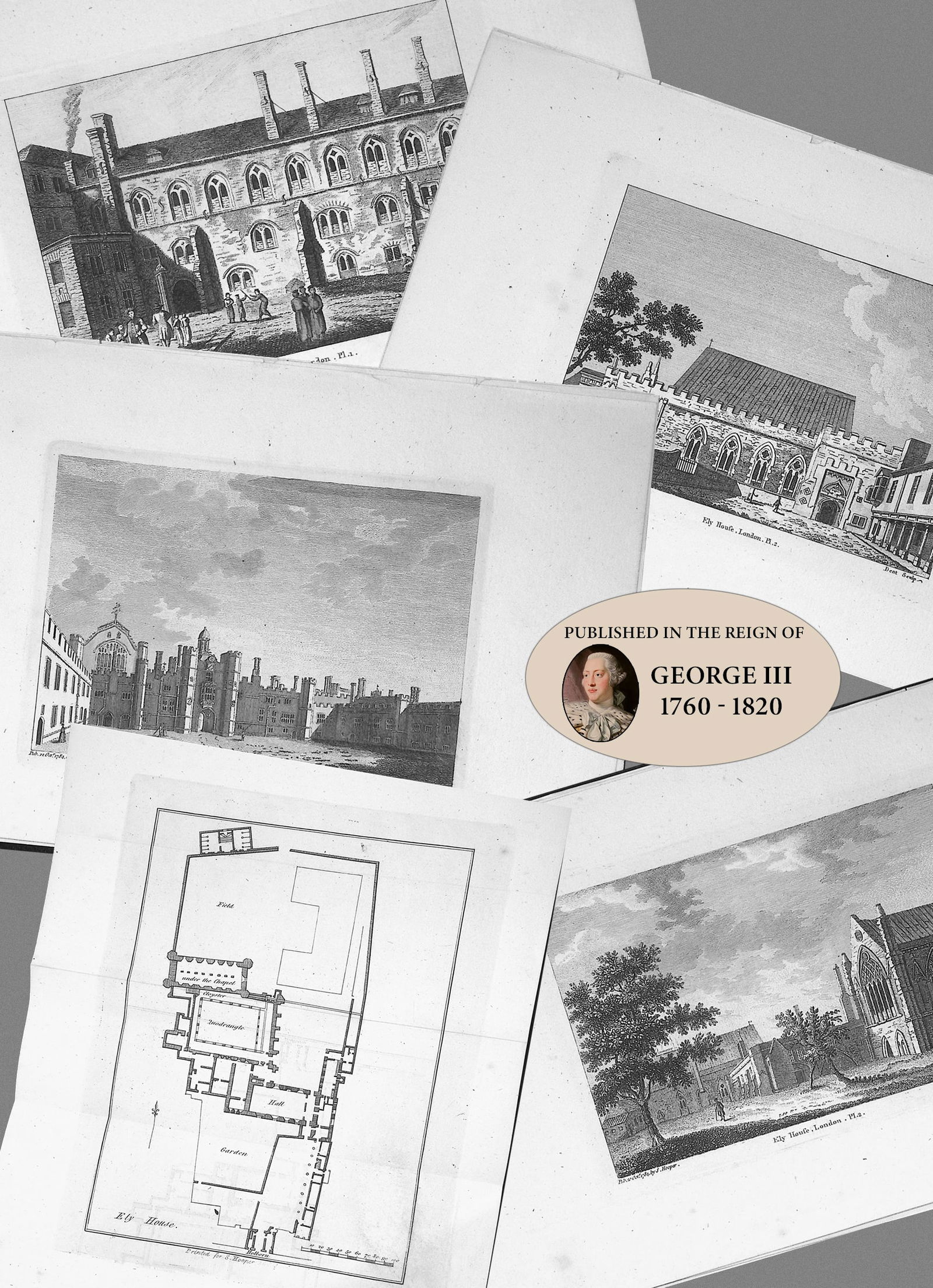 Job Lot London Francis Grose Antique 230+ Years Old Copper Engravings. (1 of 7)