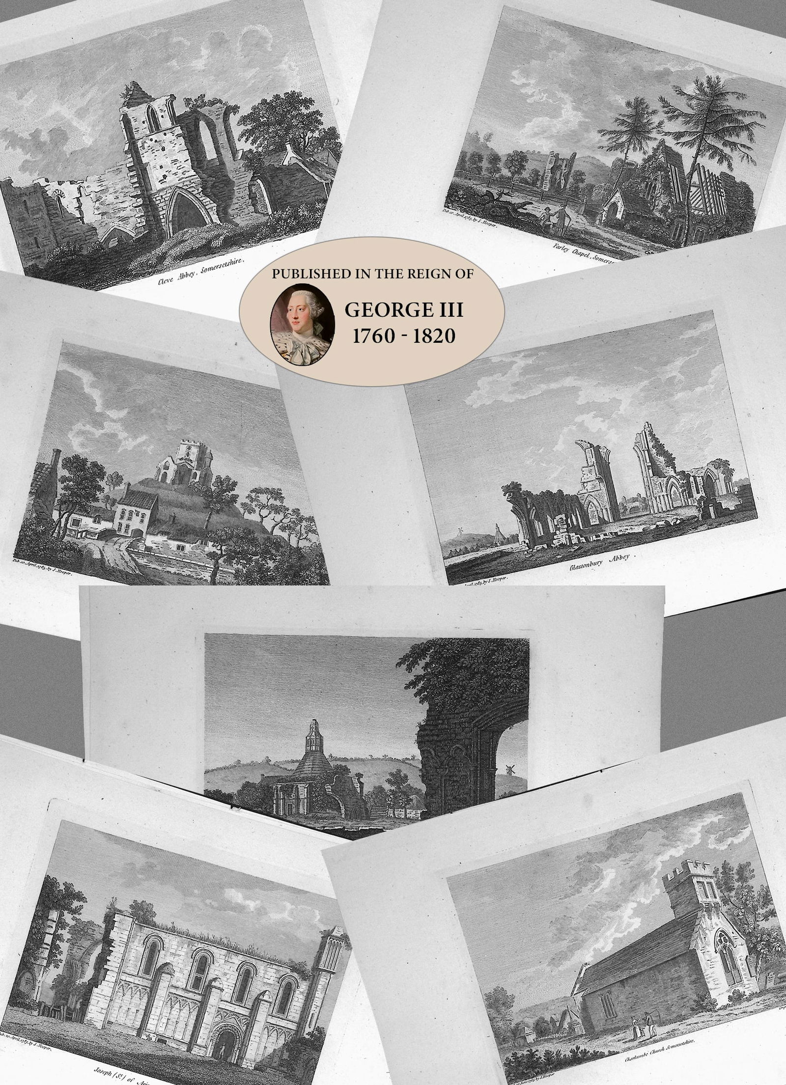 Job Lot Somerset Francis Grose Antique 230+ Years Old Copper Engravings. (1 of 8)