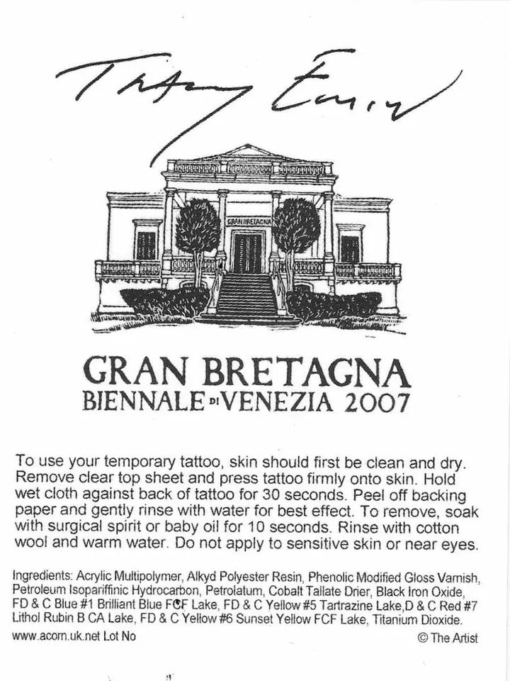Tracey Emin (b1963)'Singing Bird' (For The Venice Biennale), Original 10 x 8cm Limited Edition, 2... - 7