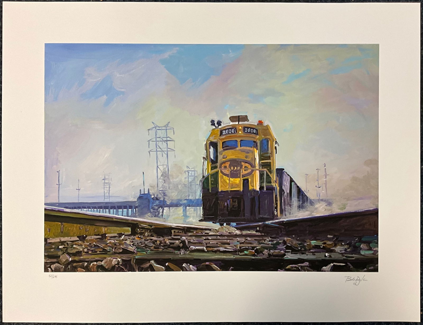 Bob Dylan (b1941) ‘Industrial Train’, Retrospectrum Collection, Editioned, Print, Certif (1 of 5)