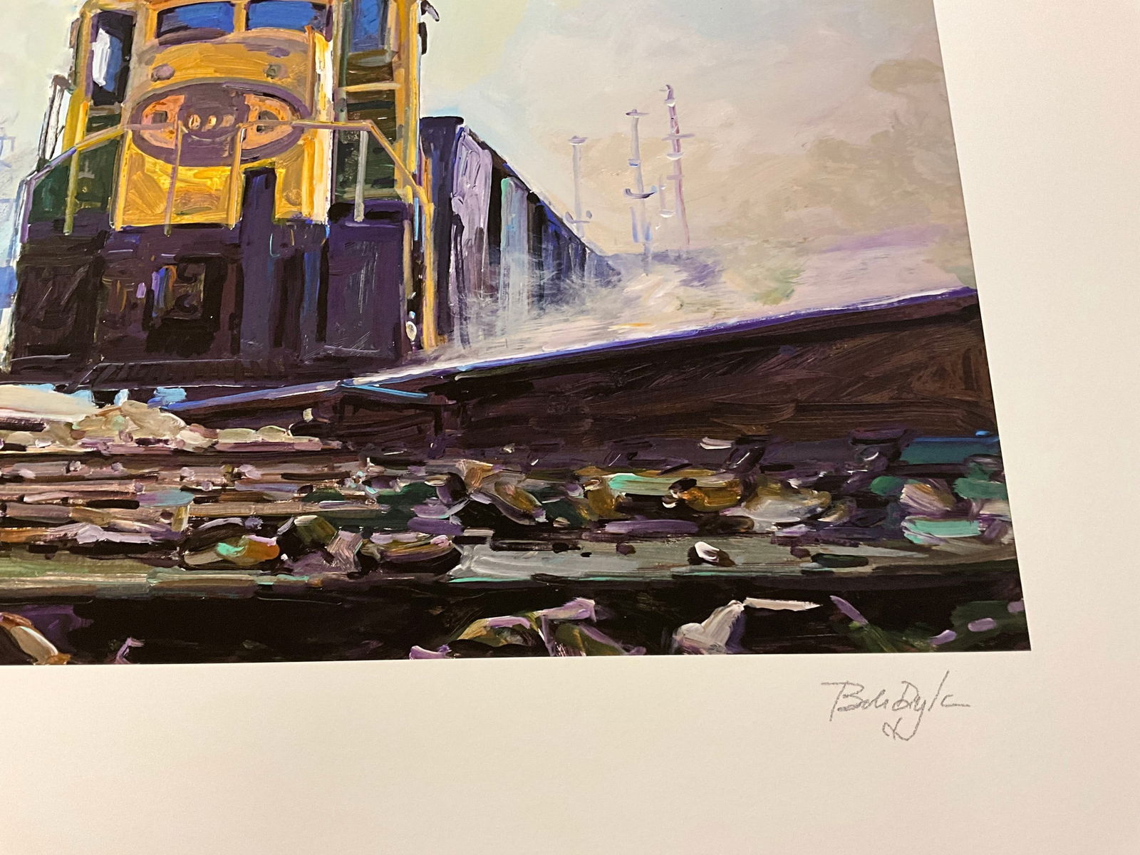 Bob Dylan (b1941) ‘Industrial Train’, Retrospectrum Collection, Editioned, Print, Certif - 2