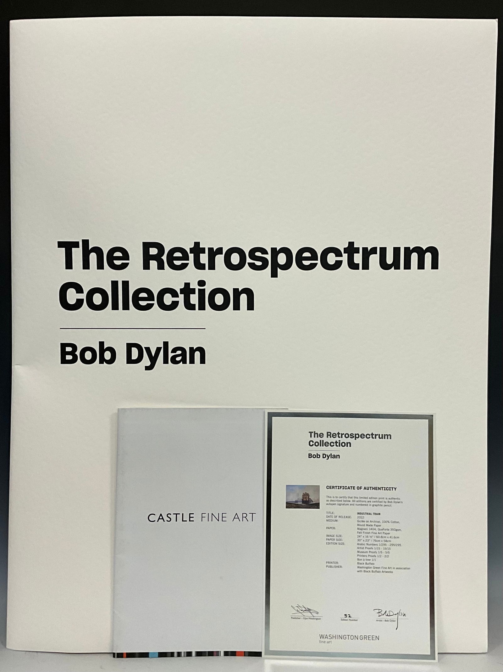 Bob Dylan (b1941) ‘Industrial Train’, Retrospectrum Collection, Editioned, Print, Certif - 5