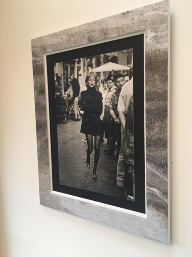 Kate Moss, Peter Lindbergh (b 1944-2019) Rome, 1995, Framed B and W, Photo - 4