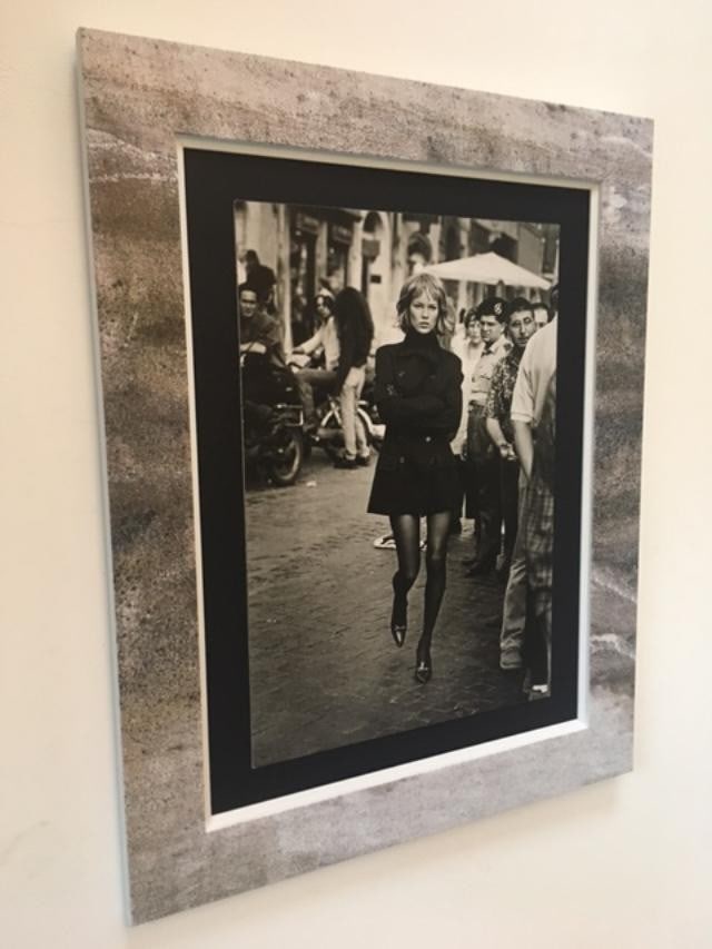 Kate Moss, Peter Lindbergh (b 1944-2019) Rome, 1995, Framed B and W, Photo - 5