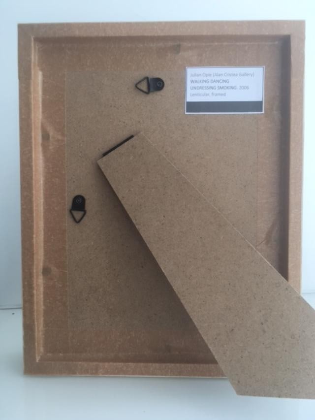 Julian Opie(1958)3D Lenticular Moving Image, In Sepia, Walking, Dancing, Undressing, Smoking, Fra... - 4