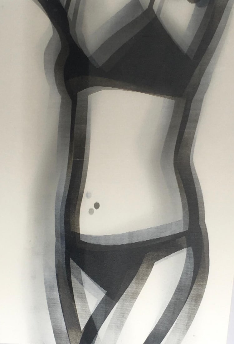 Julian Opie(1958)3D Lenticular Moving Image, In Sepia, Walking, Dancing, Undressing, Smoking, Fra... - 8