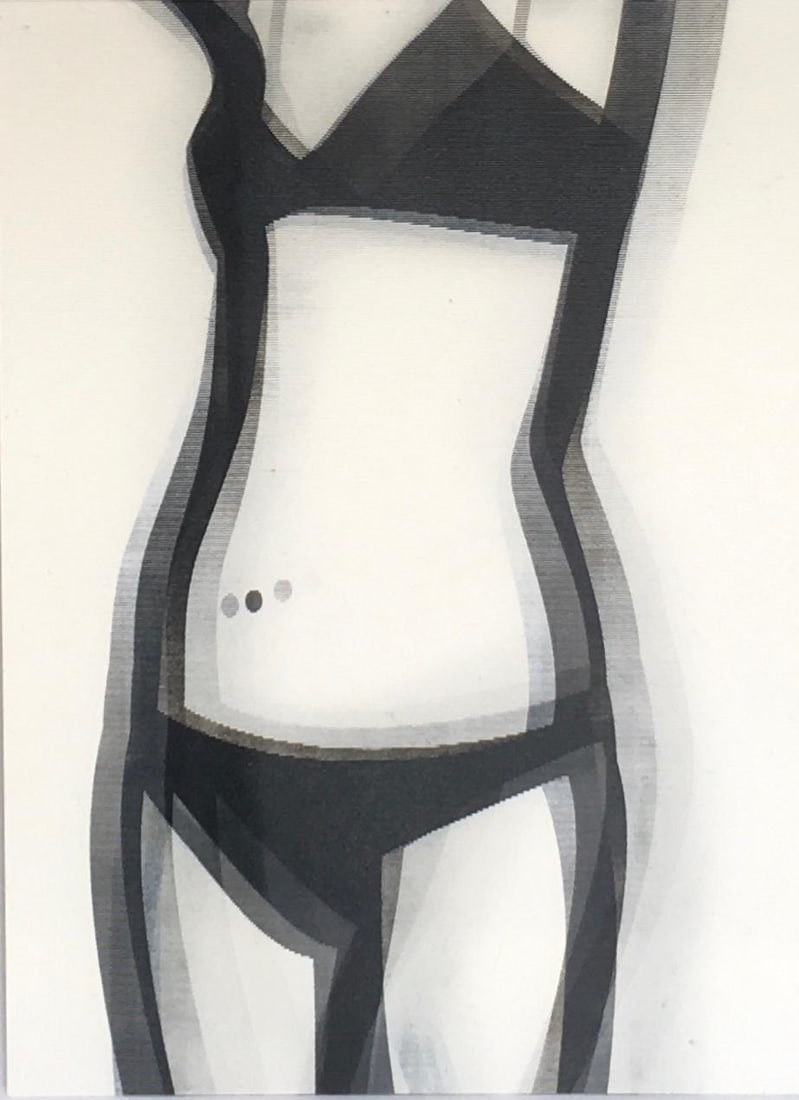 Julian Opie(1958)3D Lenticular Moving Image, In Sepia, Walking, Dancing, Undressing, Smoking, Fra... - 9