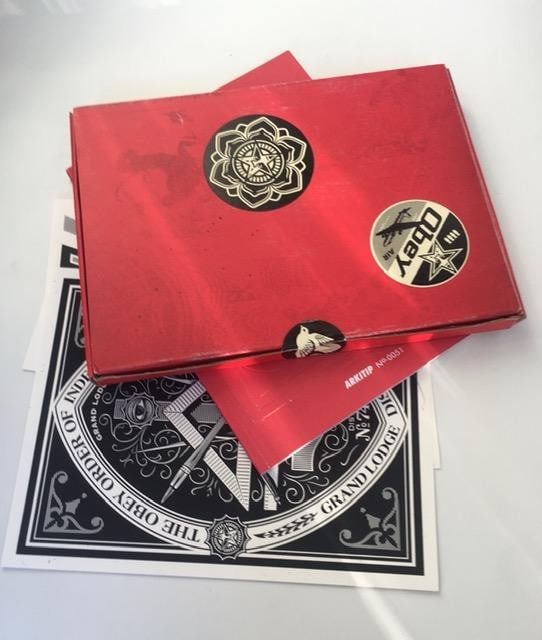 Shepard Fairey (b 1970) Rare ‘Arkitip No0051’ Obey Book In Sleeve Box, 3 Signed Prints,  - 15