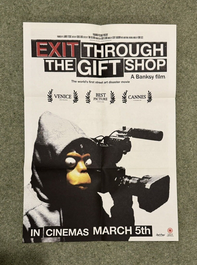 Banksy (b 1974-)'Forgive Us Our Trespassing', Original Double-Sided Poster and Don't Panic Pack 2... - 2