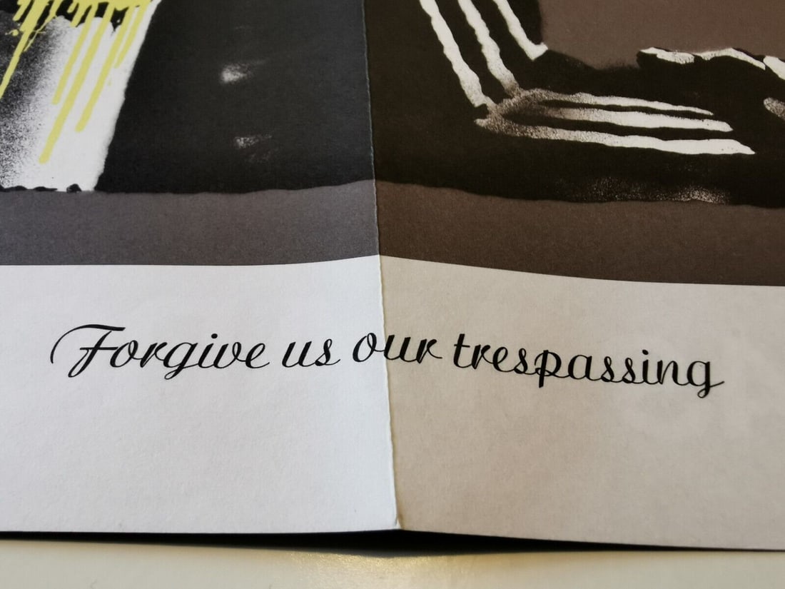 Banksy (b 1974-)'Forgive Us Our Trespassing', Original Double-Sided Poster and Don't Panic Pack 2... - 5