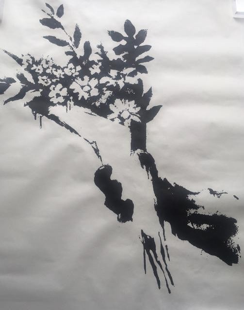 Banksy (b 1974) GDP Pop Up Shop Exhibition, Flower Thrower, Screenprint On Paper, Croydon, 2019: Title: Banksy (b 1974) GDP Pop Up Shop Exhibition, Flower Thrower, Screenprint On Paper, Croydon, 2019 Description: BANKSY (b 1974) GDP Pop Up Shop Exhibition, Flower Thrower, screenprint on
