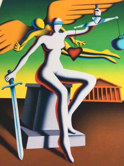 Mark Kostabi (1960-) Screen Print On Wove, Signed, Editioned, Numbered, Unframed, 2020 - 2