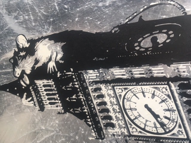 Rourke Van Dal (b1964) 'Rat On Big Ben', Spray Paint and Acrylic On Board, Signed, Editioned, 200... - 5