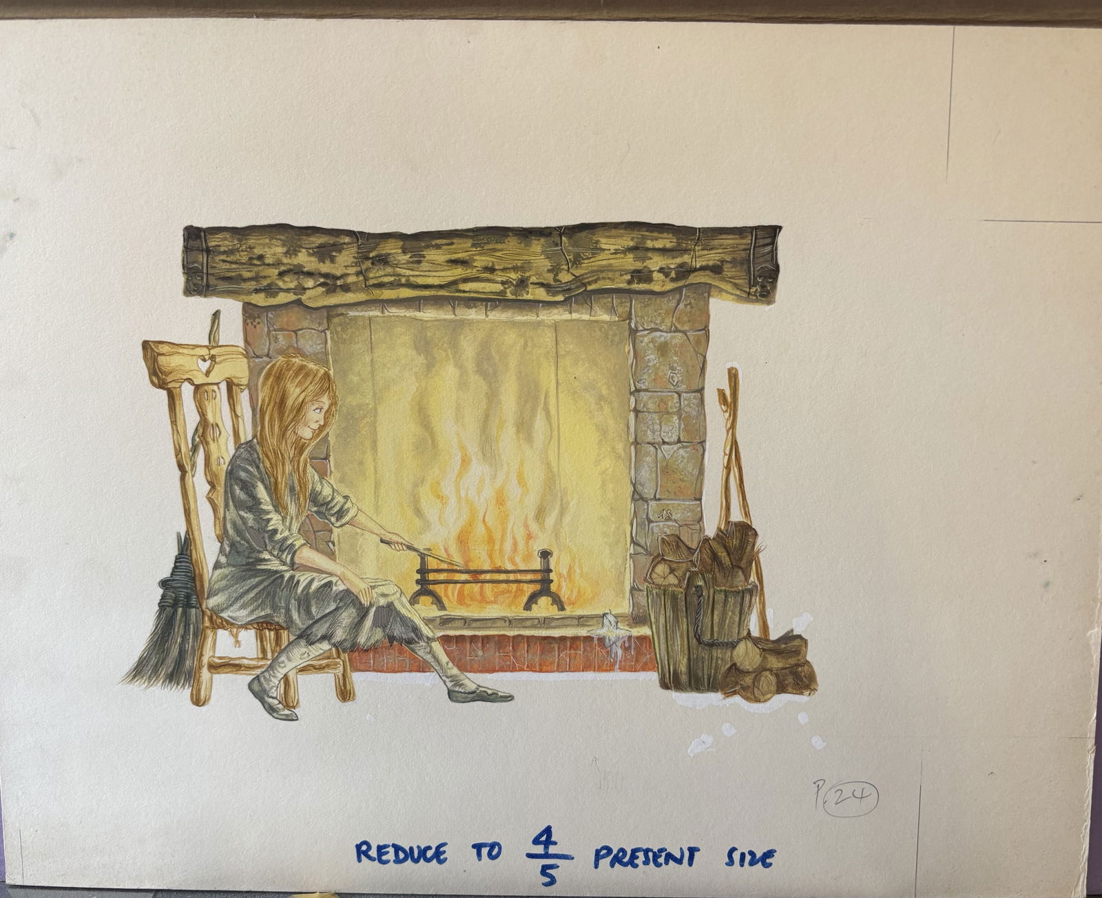 Original Artwork For Cinderella Book 1970's Andrew Skilleter Free Post In UK: Title: Original Artwork For Cinderella Book 1970's Andrew Skilleter Free Post In UK Description: This is the original, hand painted artwork for this vintage classic printed in the 1970's. 