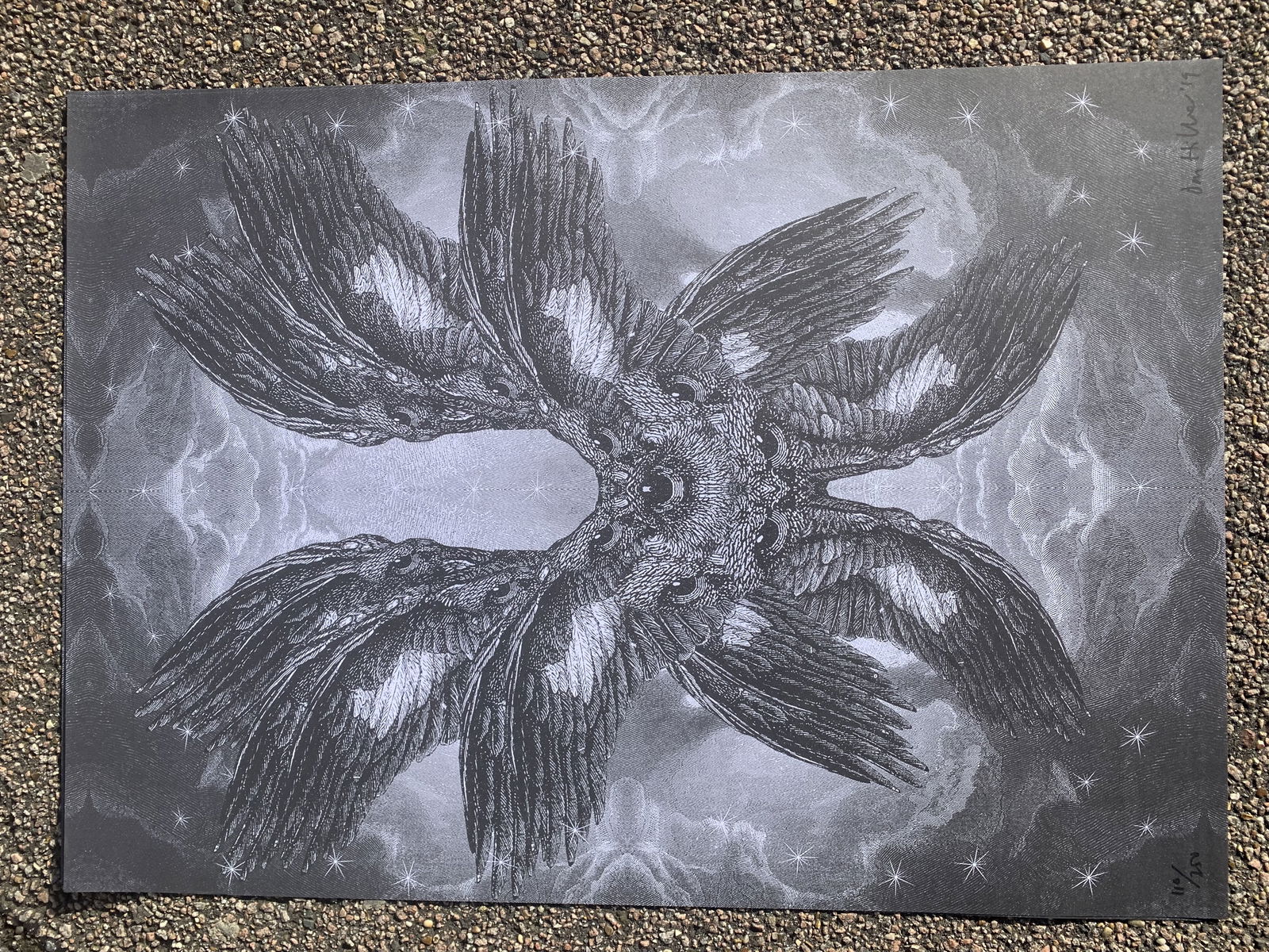 Dan Hillier Signed Limited Edition x/250 Free Post UK: Title: Dan Hillier Signed Limited Edition x/250 Free Post UK Description: Created as a Signed Limited Edition (250 No artist proofs) 70 x 50 cm, so easy to frame as a standard size