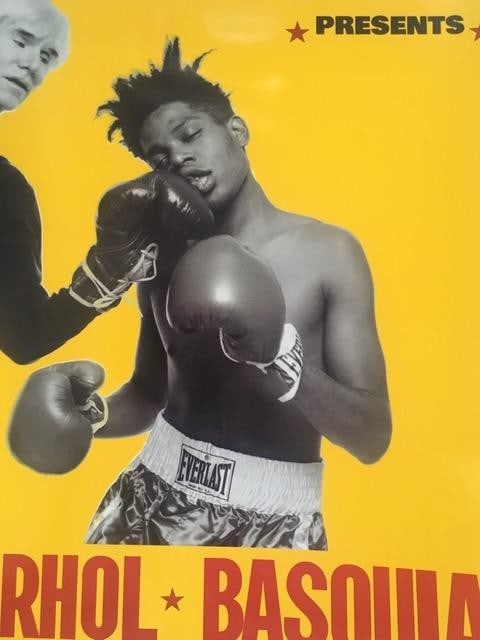 Basquiat, Andy Warhol (b 1928-87) Two ‘Four Hands’ Retro Bill Board Exhibition Offset Li - 8