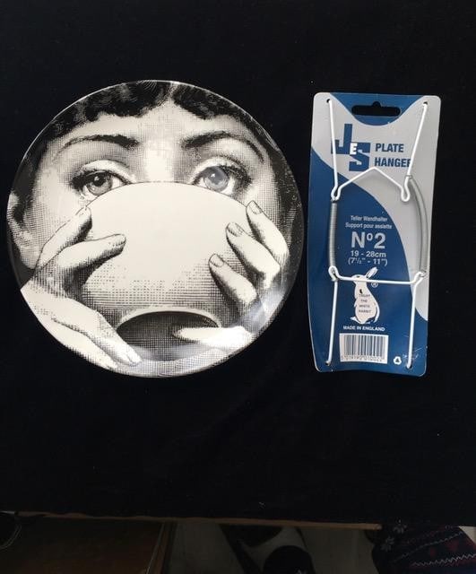 Fornasetti Style - Wall Plate, LINA, Variazioni (Drinking Tea) 8 inch Diameter - 4