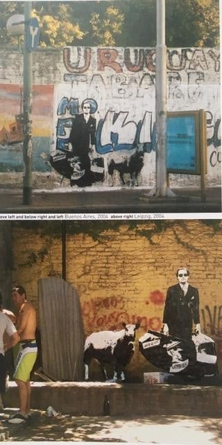 Blek Le Rat (b 1952-) 'Getting Through Walls', Double Levered Cardback Book, 2nd Edition, 2008 - 9