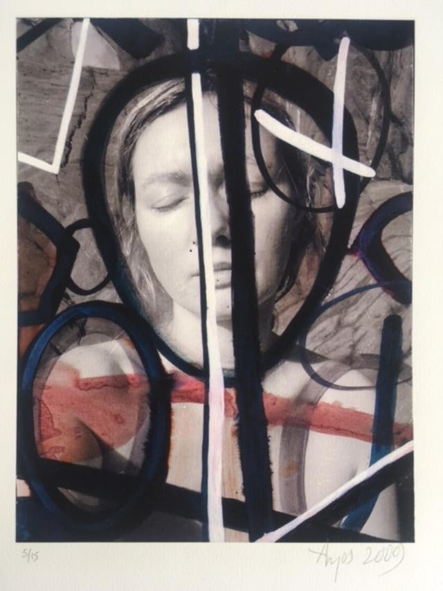 Pauline Amos (b1976)‘MadonnaIcon’ Performance & Body Artist, Giclee, Pen, Ink Print, Edi - 3