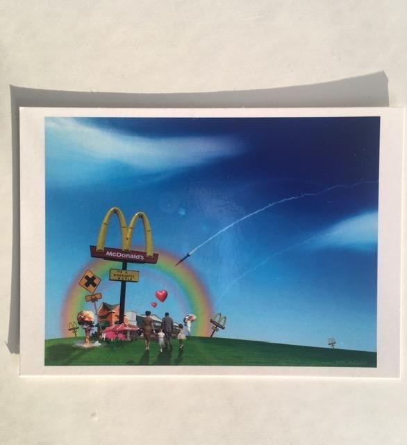 Anthony Micallef (b 1974-) Original ‘It’s A Wonderful World’ Postcard From Lazerid: Title: Anthony Micallef (b 1974-) Original ‘It’s A Wonderful World’ Postcard From Lazerides Gallery, 2007 Description: Anthony Micallef (b 1974-) Original ‘It