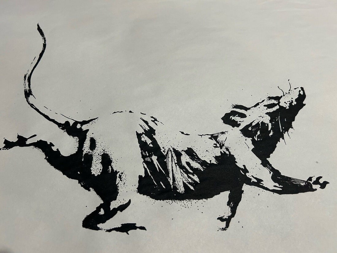 Banksy (b 1974) ‘Clockwork Rat’ From GDP Exhibition, Screenprint, Provenance, Croydon, 2 (1 of 10)