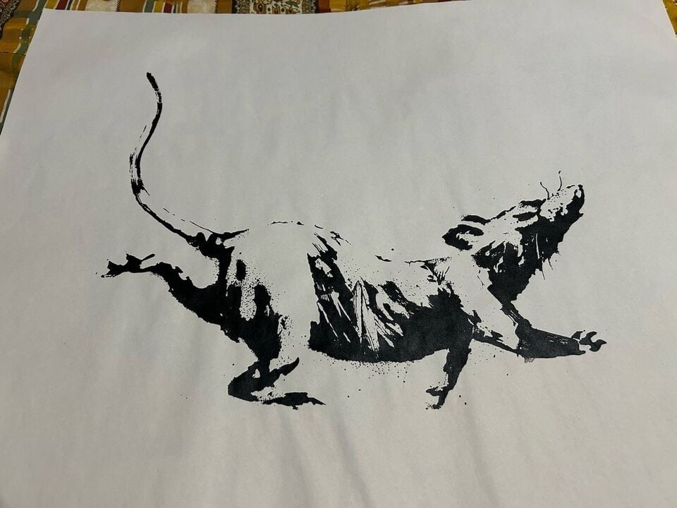 Banksy (b 1974) ‘Clockwork Rat’ From GDP Exhibition, Screenprint, Provenance, Croydon, 2 - 2