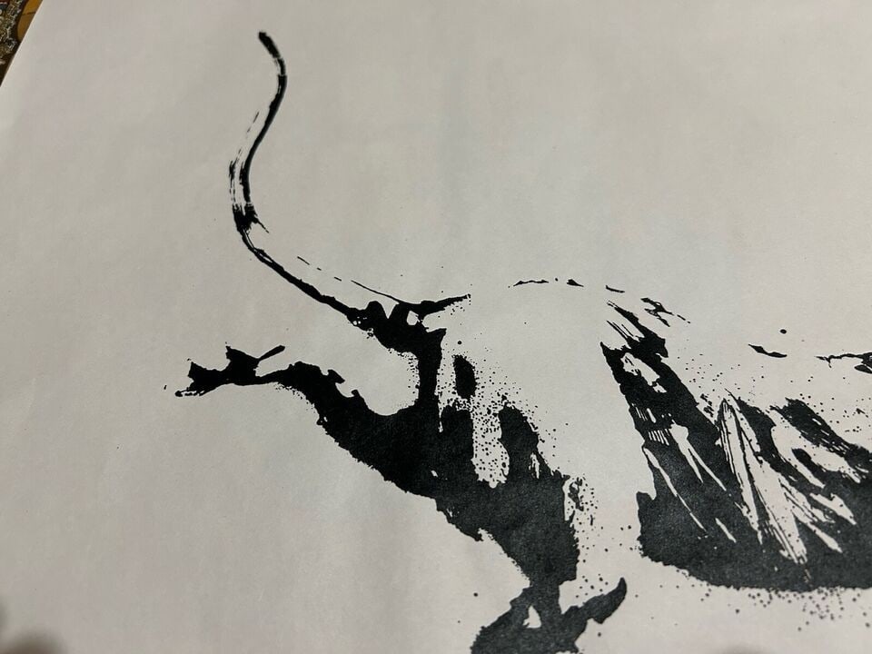 Banksy (b 1974) ‘Clockwork Rat’ From GDP Exhibition, Screenprint, Provenance, Croydon, 2 - 5