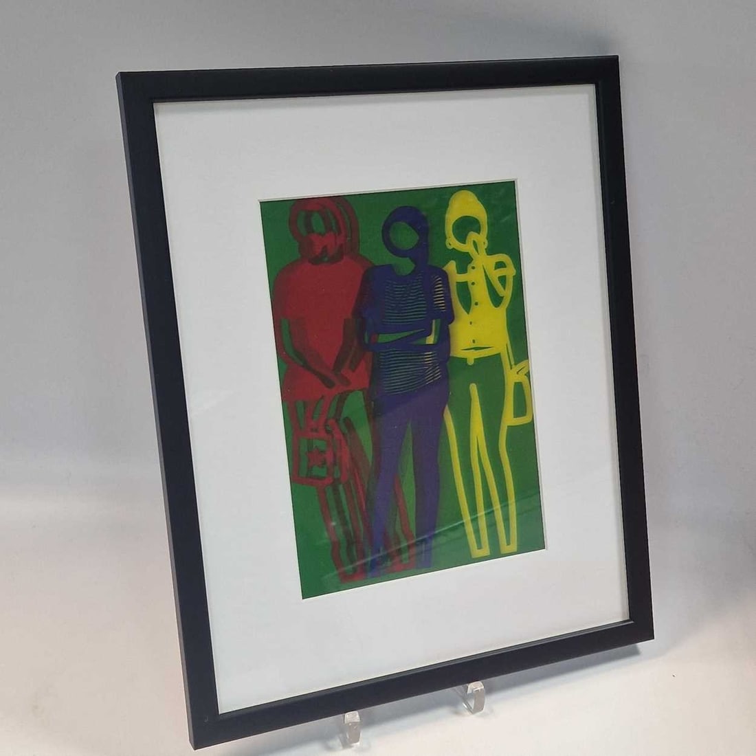 Julian Opie (1958-), Krobath, 3D Lenticular Moving Image, In Vibrant Colour, Framed, 2019 (1 of 6)