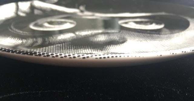 Fornasetti Style - Wall Plate, LINA, Variazioni (Spy Glasses) 8 inch Diameter - 5