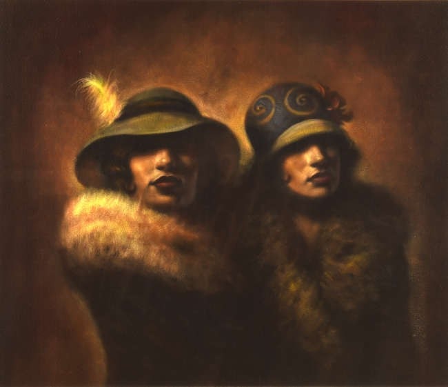 Hamish Blakely (b 1968) 'Ladys That Lunch' Renaissance Style, Giclee Print, Signed, COA, 2005: Title: Hamish Blakely (b 1968) 'Ladys That Lunch' Renaissance Style, Giclee Print, Signed, COA, 2005 Description: Hamish Blakely (b 1968) 'Ladys that Lunch' renaissance style, giclee print,