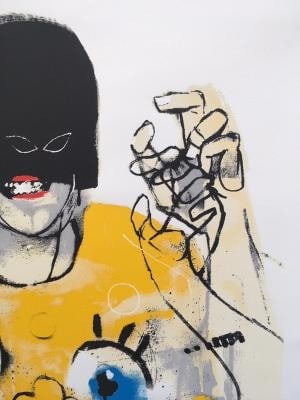 Anthony Lister (b.1980) Lister Self-Portrait, Pictures On Walls (POW) 2012, Like Banksy - 10