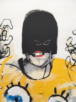 Anthony Lister (b.1980) Lister Self-Portrait, Pictures On Walls (POW) 2012, Like Banksy - 6