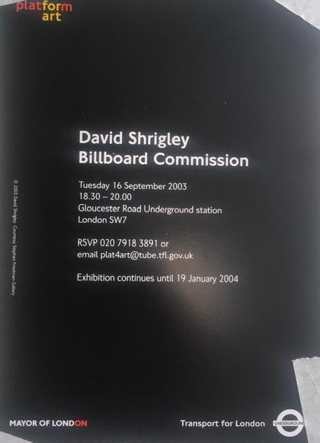 David Shrigley (b1968) Rare Art Exhibition Card, ‘Imagine The Green Is Red’, 27 x 22 cms - 3