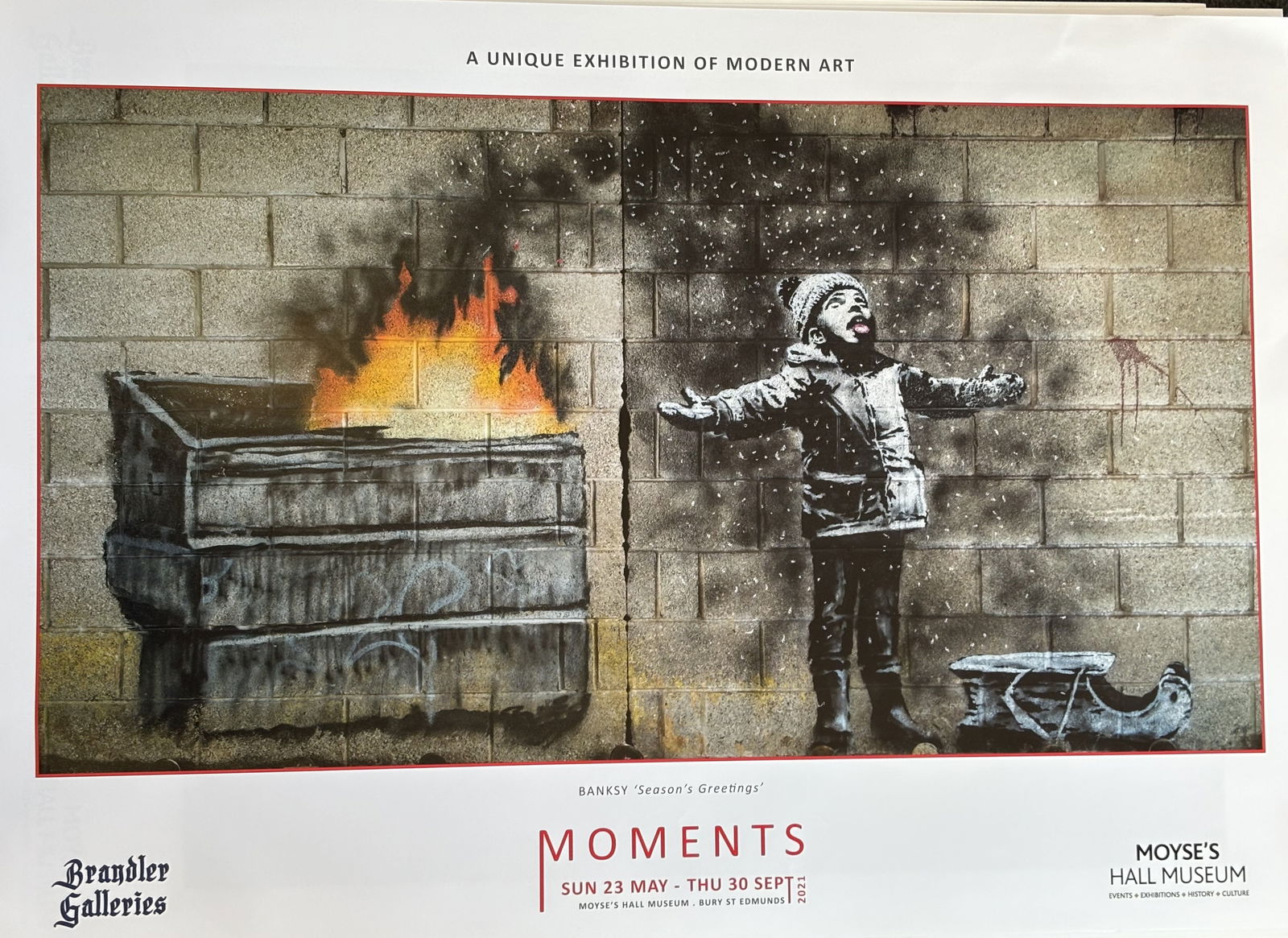 Banksy Seasons Greetings Poster - Limited Edition Unsigned Naturally 50 x 70 cm Free Post In UK: Title: Banksy Seasons Greetings Poster - Limited Edition Unsigned Naturally 50 x 70 cm Free Post In UK Description: Perhaps Banksy's most famous of all Street pieces, used in numerous