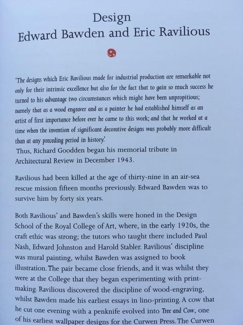 Bawden (1903-89) Eric Ravilious (1903-42) Design: Edward Bawden and Eric Ravilious, 2014 - 6